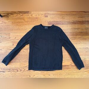 DKNY Black Knit Pullover Sweater